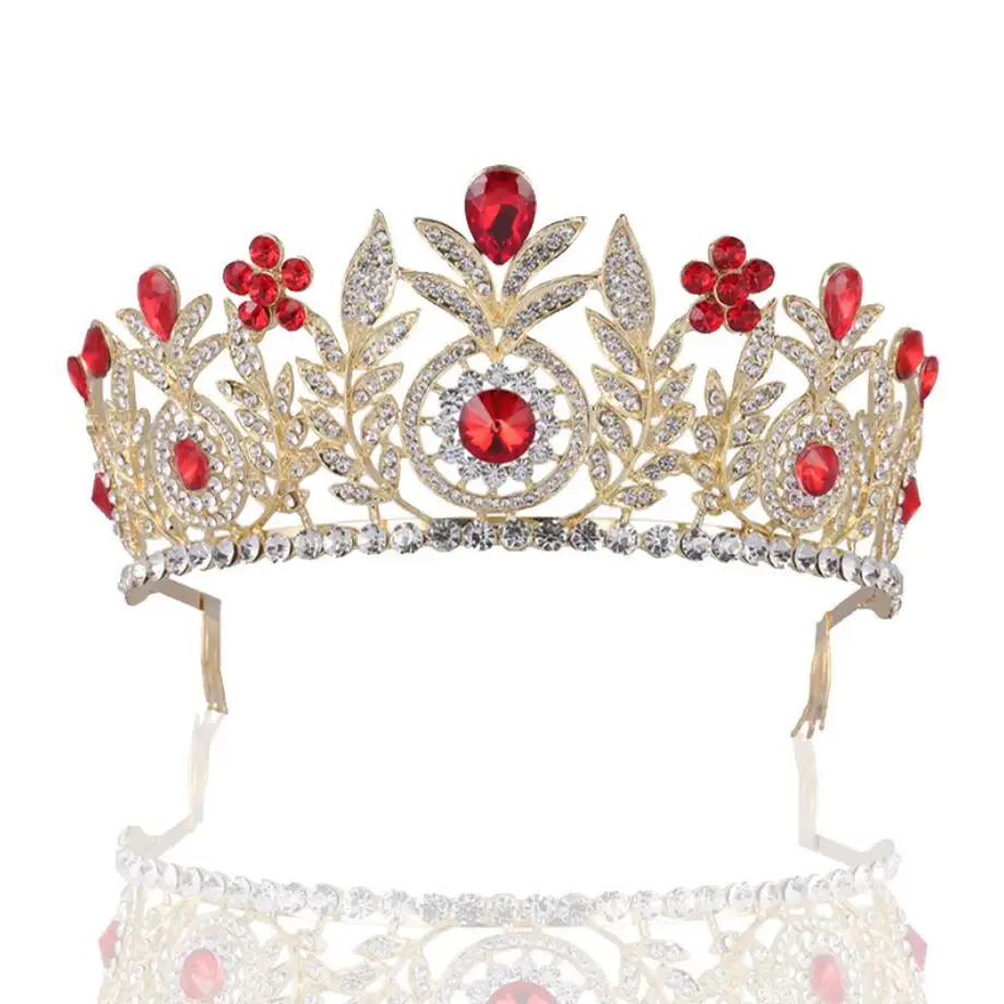 New Fashion Baroque Luxury Crystal AB Bridal Crown Tiaras Light Gold Diadem Tiaras For Women Bride Wedding Hair Accessories
New Fashion Baroque Luxury Crystal AB Bridal Crown Tiaras Light Gold Diadem Tiaras For Women Bride Wedding Hair Accessories