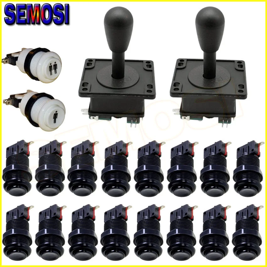 HAPP Arcade Kit 2 PCS Joystick + 16 Push Buttons Set Kit with Micro Switch of Arcade Game Machine DIY
HAPP Arcade Kit 2 PCS Joystick + 16 Push Buttons Set Kit with Micro Switch of Arcade Game Machine DIY