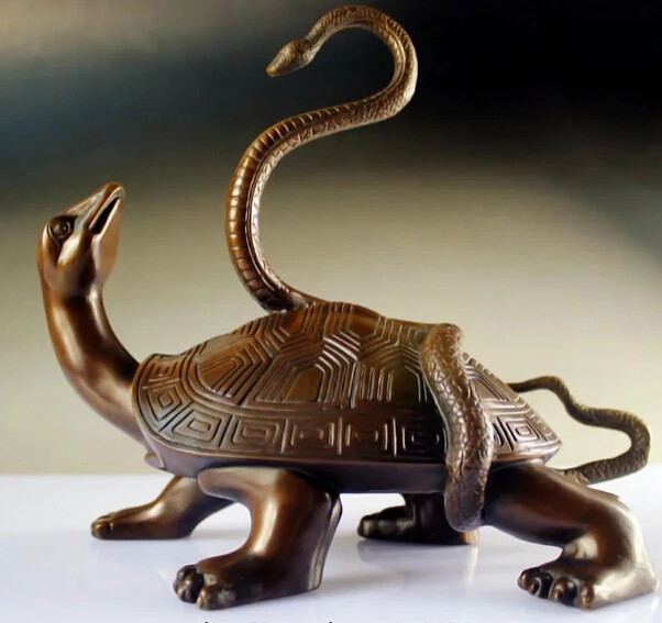 Fast shipping USPS to USA S0805 China Feng Shui Copper Bronze Dragon Turtle Snake Myth Basaltic God beast statue
Fast shipping USPS to USA S0805 China Feng Shui Copper Bronze Dragon Turtle Snake Myth Basaltic God beast statue