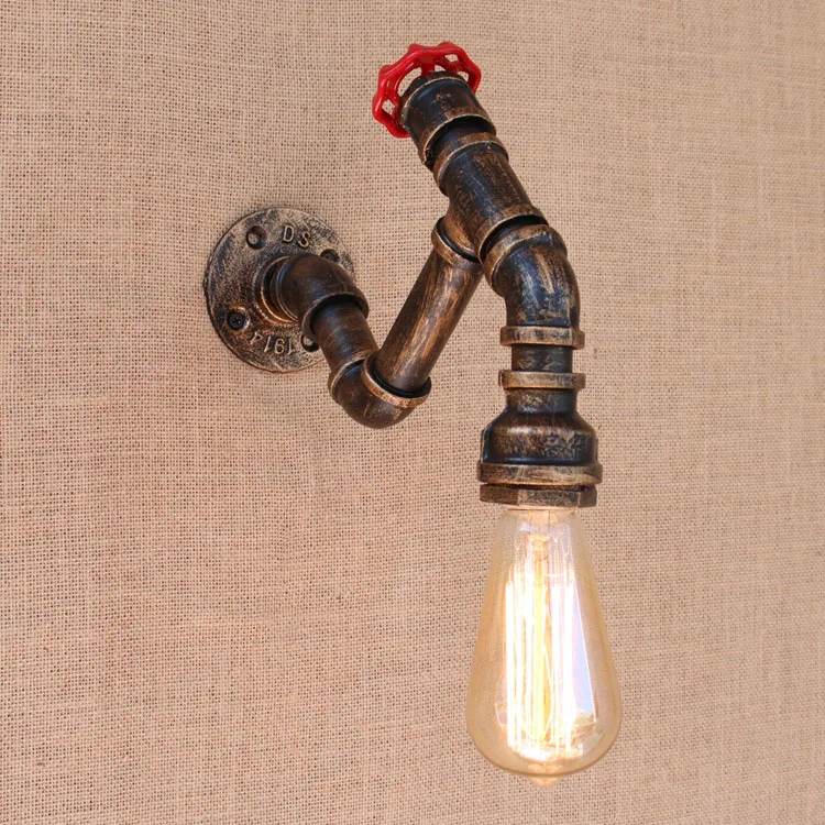 IWHD American Country Loft LED Wall Lamp Iron Water Pipe Industrial Vintage Wall Light RH Retro LED Fixtures Home Lighting
IWHD American Country Loft LED Wall Lamp Iron Water Pipe Industrial Vintage Wall Light RH Retro LED Fixtures Home Lighting