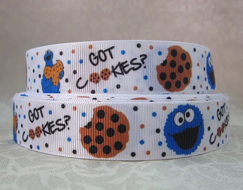10 yards lot 7/8inch 22mm 14220001 cookies design printed grosgrain ribbon for hairbows
10 yards lot 7/8inch 22mm 14220001 cookies design printed grosgrain ribbon for hairbows