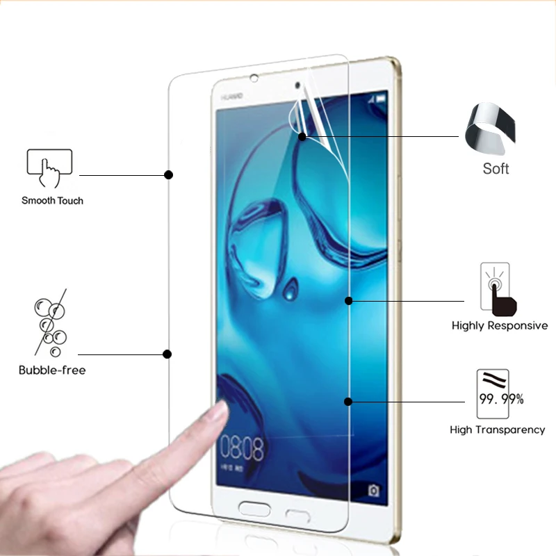 High Clear Glossy screen protector film For Huawei mediapad m3 8.4" tablet pc front HD lcd screen protection films + clean cloth
High Clear Glossy screen protector film For Huawei mediapad m3 8.4" tablet pc front HD lcd screen protection films + clean cloth