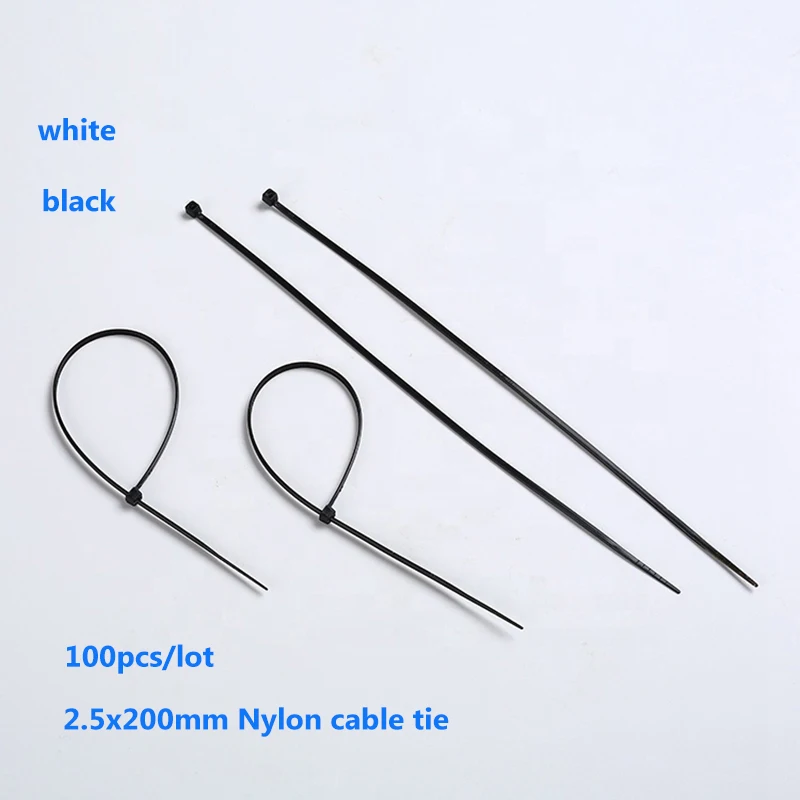 CCZDSL 2.5*200mm 100pcs/bag free shipping PA66 Nylon Self-Locking Wire Cable Zip Ties Cable Ties White Organiser Fasten Cable
CCZDSL 2.5*200mm 100pcs/bag free shipping PA66 Nylon Self-Locking Wire Cable Zip Ties Cable Ties White Organiser Fasten Cable