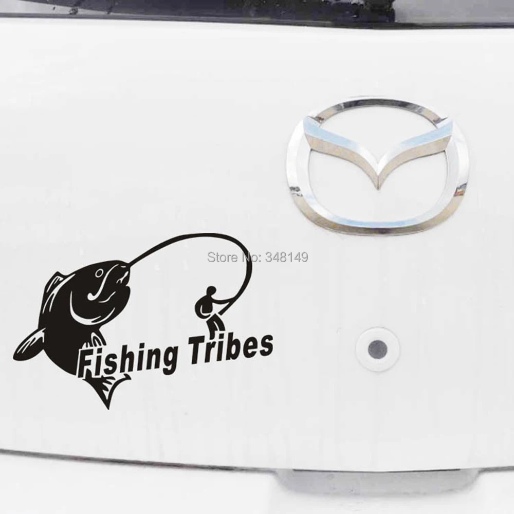 Aliauto Car-Styling Go Fishing Tribes Car Stickers and Decals for chevrolet cruze ford focus mazda 3 skoda octavia volkswagen
Aliauto Car-Styling Go Fishing Tribes Car Stickers and Decals for chevrolet cruze ford focus mazda 3 skoda octavia volkswagen