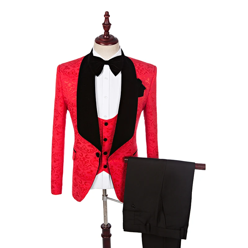 2017 New ArrivalGroomsmen Shawl Lapel Groom Tuxedos Red/White/Black Men Suits Wedding Best Man Blazer (Jacket+Pants+Tie+Vest
2017 New ArrivalGroomsmen Shawl Lapel Groom Tuxedos Red/White/Black Men Suits Wedding Best Man Blazer (Jacket+Pants+Tie+Vest