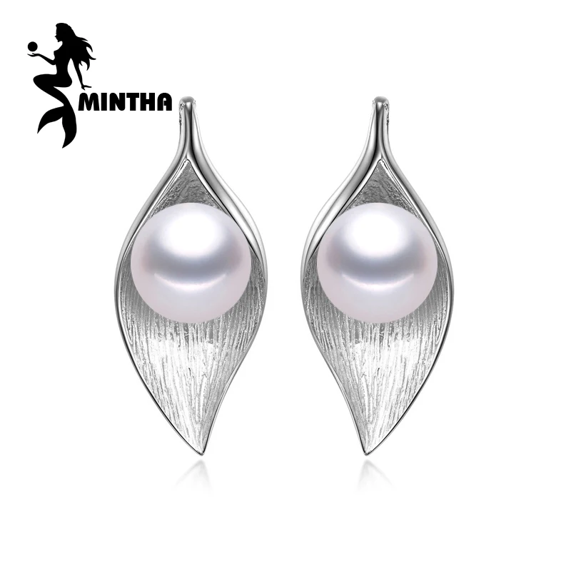 MINTHA natural Pearl earrings Pearl jewelry Pearl leaf 925 Sterling Silver earrings leaf Bohemian stud earrings for love
MINTHA natural Pearl earrings Pearl jewelry Pearl leaf 925 Sterling Silver earrings leaf Bohemian stud earrings for love