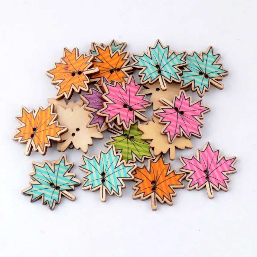 Free Shipping Retail 20Pcs Mixed 2 Holes Cartoons Maple Leaf Pattern Back Natural Wood Sewing Buttons Scrapbooking 32x32mm
Free Shipping Retail 20Pcs Mixed 2 Holes Cartoons Maple Leaf Pattern Back Natural Wood Sewing Buttons Scrapbooking 32x32mm