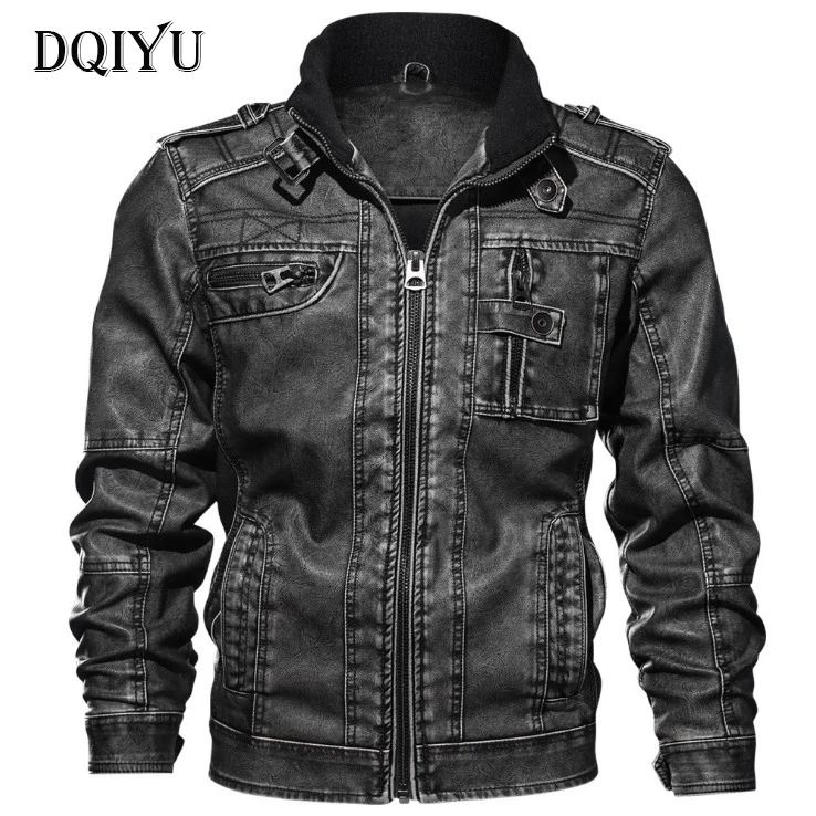 DQIYU 5XL Men's Leather Jackets Autumn Winter Thicken 3D Motorcycle Leather Jacket Male Outerwear Casual Brand Clothing PJK178
DQIYU 5XL Men's Leather Jackets Autumn Winter Thicken 3D Motorcycle Leather Jacket Male Outerwear Casual Brand Clothing PJK178