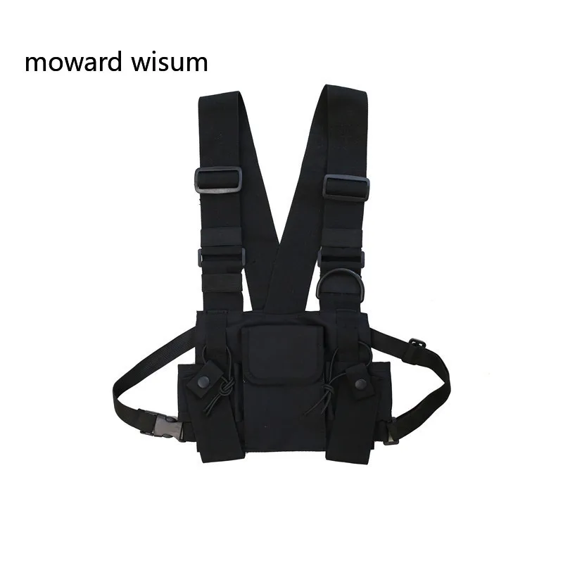 Black Chest Rig Bag women Functional Tactical Chest Bag Streetwear Vest Harness Bag Hip Hop Style INS Shoulder Bag Men Waist Bag
Black Chest Rig Bag women Functional Tactical Chest Bag Streetwear Vest Harness Bag Hip Hop Style INS Shoulder Bag Men Waist Bag