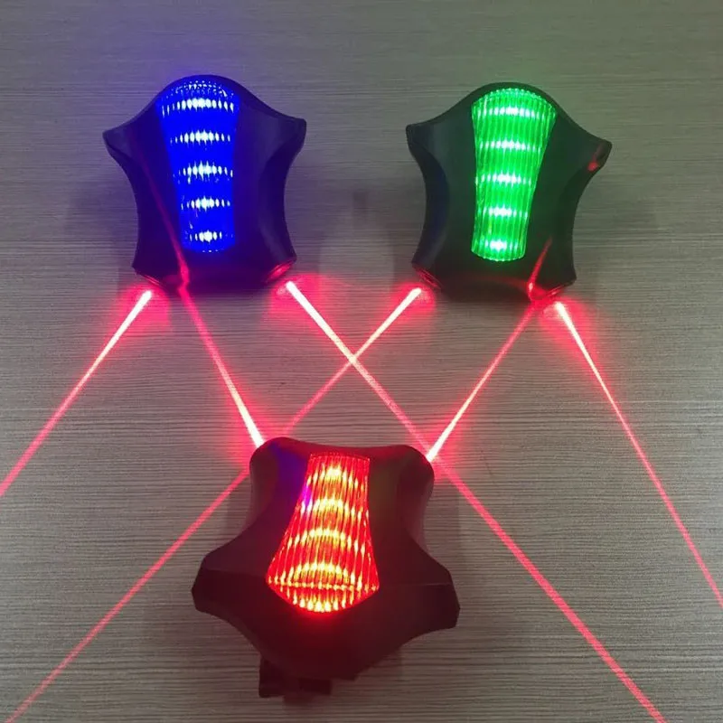 Bicycle Accessories Bike Flashlight Headlamp Bicycle Rear Tail Safety Warning 5 LED+ 2 Laser Flashing Lamp Light
Bicycle Accessories Bike Flashlight Headlamp Bicycle Rear Tail Safety Warning 5 LED+ 2 Laser Flashing Lamp Light