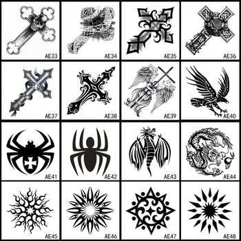 16pcs/set Waterproof Temporary Tattoos Sticker Totem Tribal Tattoo Sexy Body Art Black Henna Tatoo Fake Tattoo Sticker
16pcs/set Waterproof Temporary Tattoos Sticker Totem Tribal Tattoo Sexy Body Art Black Henna Tatoo Fake Tattoo Sticker