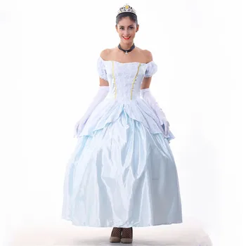 New Arrival Cinderella Princess Costume Dress for Women Halloween Cosplay Costume Queen Long Dress Costumes
New Arrival Cinderella Princess Costume Dress for Women Halloween Cosplay Costume Queen Long Dress Costumes