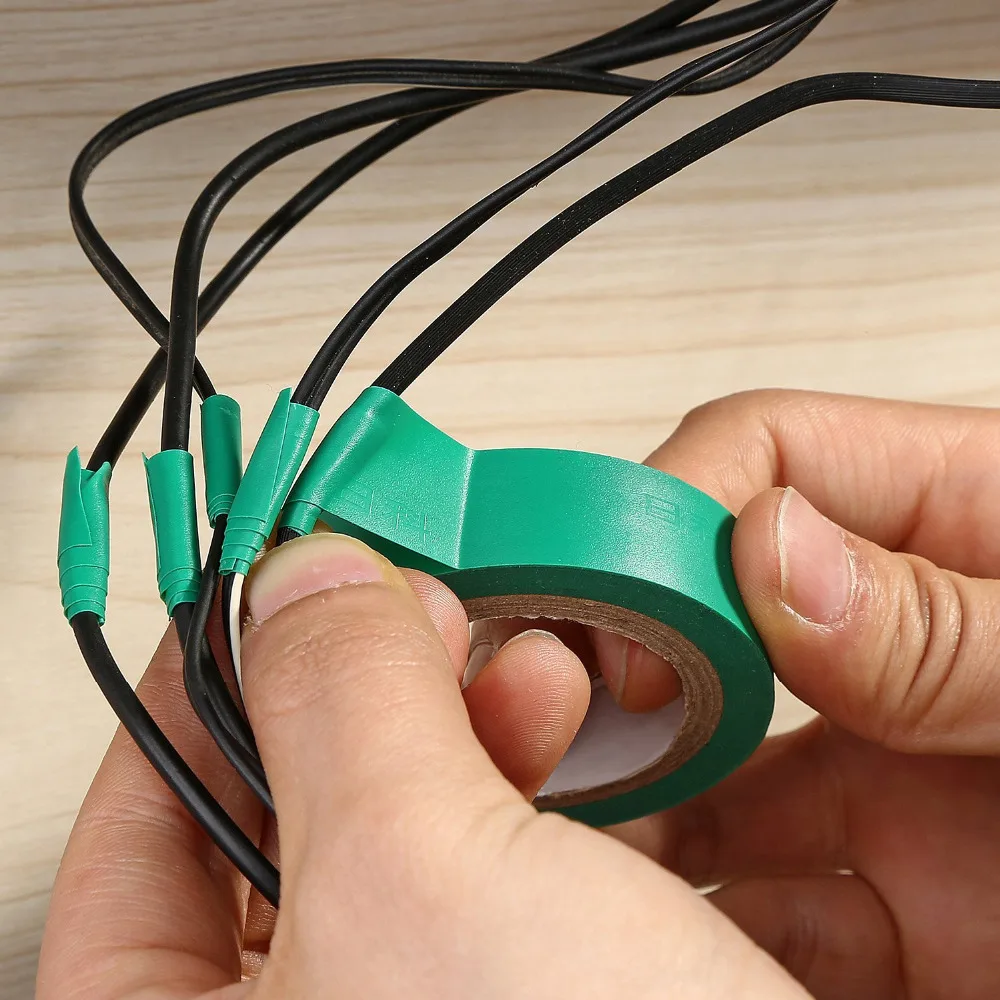 1pcs-lot-6-Color-High-Voltage-for-3M-Vinyl-Electrical-Tape-1500-Leaded-PVC-Electrical-Insulation (3)