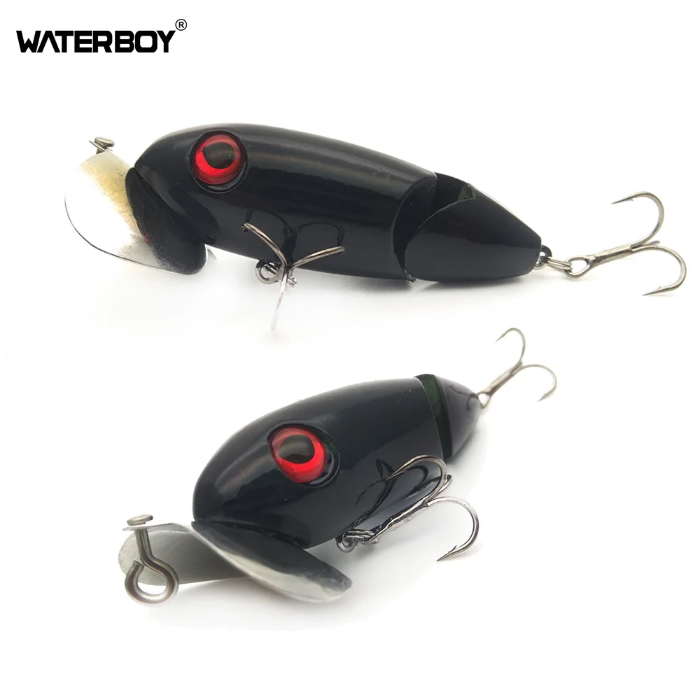 WATERBOY 6cm 8.5g Big Mouth Popper Fishing Lure 2 Section Jointed Lifelike Attractive Topwater Swimming Artificial Fishing Bait
WATERBOY 6cm 8.5g Big Mouth Popper Fishing Lure 2 Section Jointed Lifelike Attractive Topwater Swimming Artificial Fishing Bait