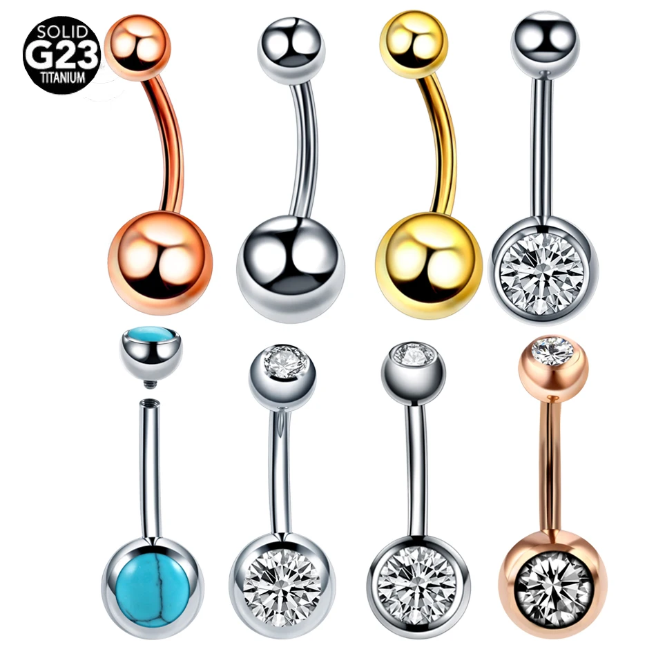 10Pcs/lot Titanium Belly Bar Navel Piercings Internal & Extenal Thread Belly Button Ring Navel Earrings Nombril Piercing Jewelry
10Pcs/lot Titanium Belly Bar Navel Piercings Internal & Extenal Thread Belly Button Ring Navel Earrings Nombril Piercing Jewelry
