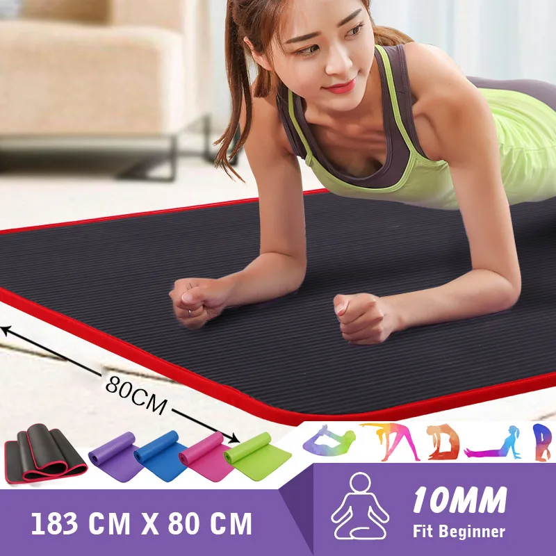 Beginner 183X 80 CM Thickened Non-slip Yoga Mats Tear Resistant NBR Fitness Mats Exercise Sports Gym Pilates Pads With Sports
Beginner 183X 80 CM Thickened Non-slip Yoga Mats Tear Resistant NBR Fitness Mats Exercise Sports Gym Pilates Pads With Sports