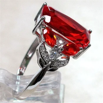Utimtree Luxury Red Blue Green Big Crystal Rings for Women Sterling Silver Jewelry Wedding Rings with Stone Bague Femme Bijoux
Utimtree Luxury Red Blue Green Big Crystal Rings for Women Sterling Silver Jewelry Wedding Rings with Stone Bague Femme Bijoux