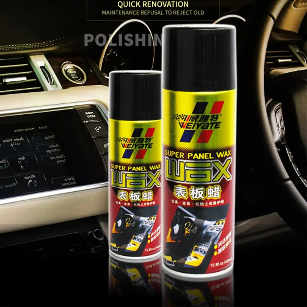 450ml Table Board Wax Car Leather Refurbished Care Cleaner Interior Seat Polish Removes Stain Cleaning Tools Sofa Washing Spray |