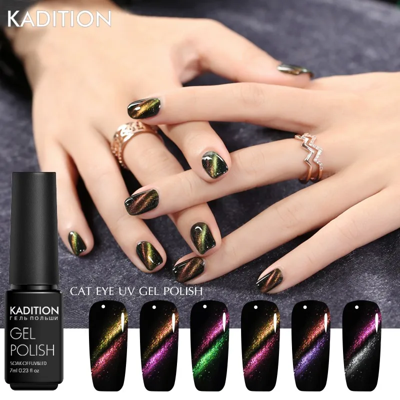 KADITION 5D Magnet Cat Eye Nail Gel Polish Glitter Colorful Gel Lacquer Magnetic UV LED Lamp Soak Off Gel Hybrid Varnish
KADITION 5D Magnet Cat Eye Nail Gel Polish Glitter Colorful Gel Lacquer Magnetic UV LED Lamp Soak Off Gel Hybrid Varnish