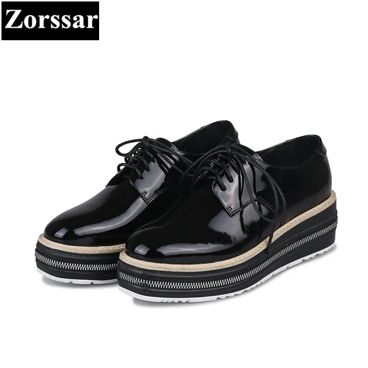 2017 Patent leather Flats Oxford Shoes Woman Platform Shoes Women summer Lace-up Round Toe Casual Creeper Shoes Womens
2017 Patent leather Flats Oxford Shoes Woman Platform Shoes Women summer Lace-up Round Toe Casual Creeper Shoes Womens