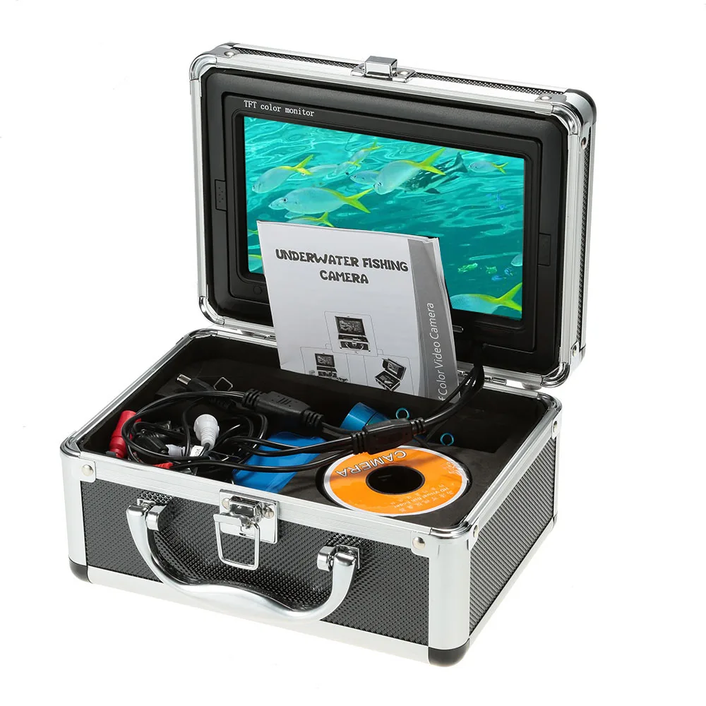 7" TFT LCD Fish Finder Monitor 800TVL Night Vision IR LED Light Control Fish Finder Underwater Camera with 30M/50M Cable
7" TFT LCD Fish Finder Monitor 800TVL Night Vision IR LED Light Control Fish Finder Underwater Camera with 30M/50M Cable