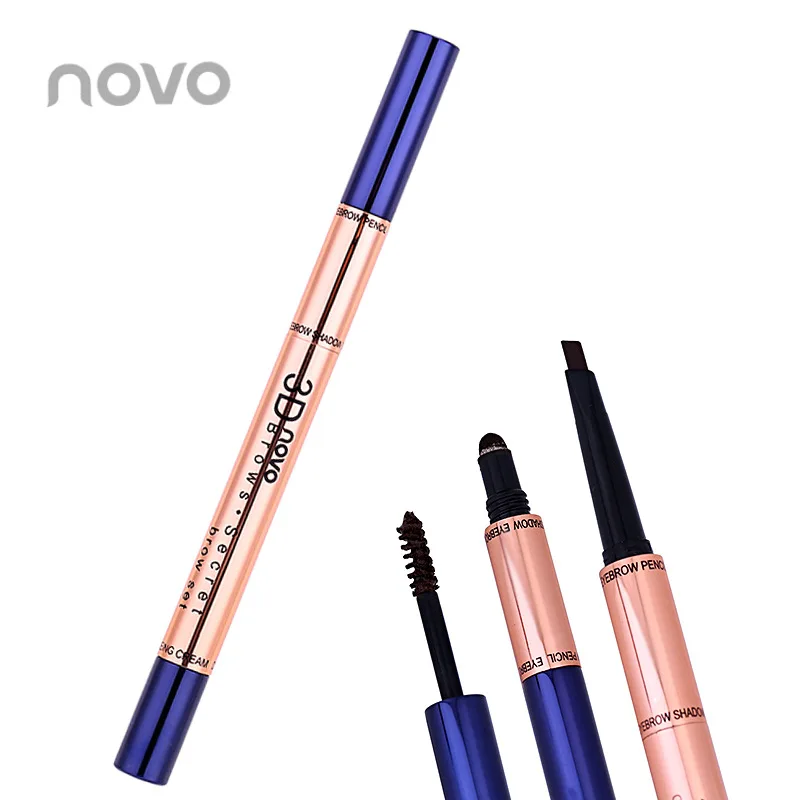 NOVO Brand 3 In 1 Drawing Pencil Eye Brow Liner Shadow Makeup Set Tint Eyebrow Mascara Wax Paint Sombrancelha Enhancer Lapis
NOVO Brand 3 In 1 Drawing Pencil Eye Brow Liner Shadow Makeup Set Tint Eyebrow Mascara Wax Paint Sombrancelha Enhancer Lapis