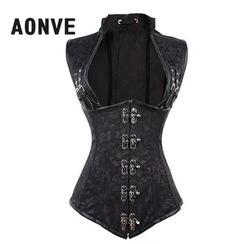 AONVE Waist Trainer Shapers Steampunk Corsets Modeling Strap Top Brocade Steel Bone Shapewear Slimming Underwear Vest Clothing
AONVE Waist Trainer Shapers Steampunk Corsets Modeling Strap Top Brocade Steel Bone Shapewear Slimming Underwear Vest Clothing