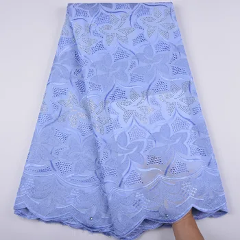 2018 Swiss Voile Lace Dry Lace Blue Cotton Embroidery High Quality African Lace With Stones For Women Clothes Sewing Dress 1360B
2018 Swiss Voile Lace Dry Lace Blue Cotton Embroidery High Quality African Lace With Stones For Women Clothes Sewing Dress 1360B