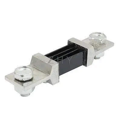 75A 100A 200A 250A 300A 400A 500A 75mV DC Current Shunt Resistor for Digital Ampere Panel Meter
75A 100A 200A 250A 300A 400A 500A 75mV DC Current Shunt Resistor for Digital Ampere Panel Meter