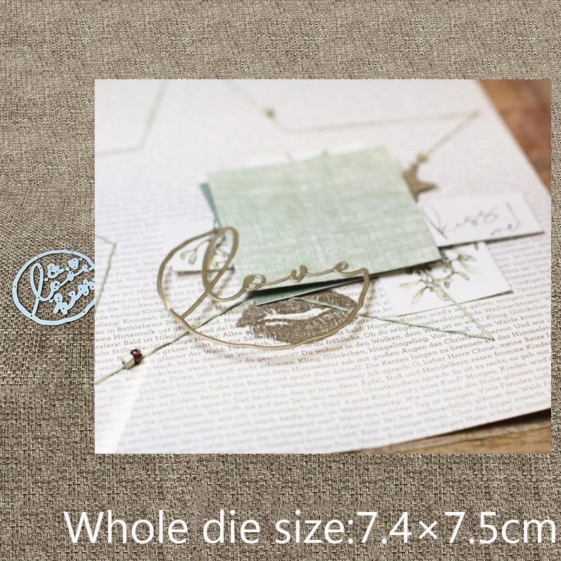 New Design Craft Metal Cutting Die cut dies love kiss circle round decoration scrapbook Album Paper Card Craft Embossing die cut
New Design Craft Metal Cutting Die cut dies love kiss circle round decoration scrapbook Album Paper Card Craft Embossing die cut
