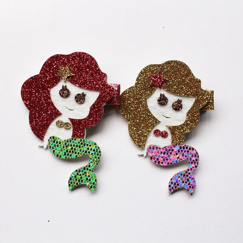 20pc/lot Beauty Mermaid Hair Clips Cute Baby Kids Hairpin Glitter Felt Shinning Sequins Girls New Arrival Barrettes Free Shiping
20pc/lot Beauty Mermaid Hair Clips Cute Baby Kids Hairpin Glitter Felt Shinning Sequins Girls New Arrival Barrettes Free Shiping