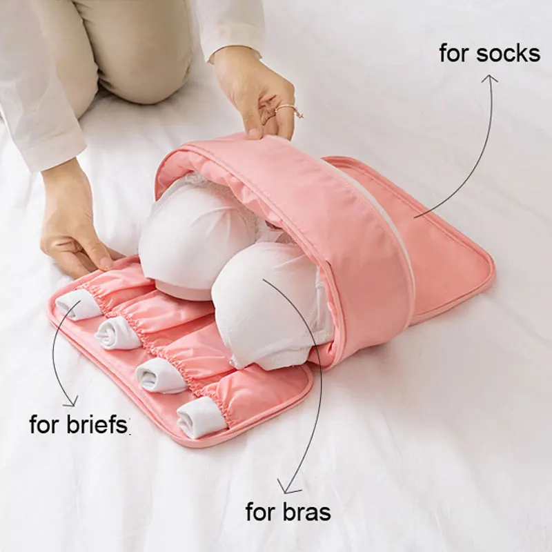 Fashion Good Quality Women Travel Or Business Bra and Underwear Packing Cubes Waterproof Dustproof Socks Bags
Fashion Good Quality Women Travel Or Business Bra and Underwear Packing Cubes Waterproof Dustproof Socks Bags