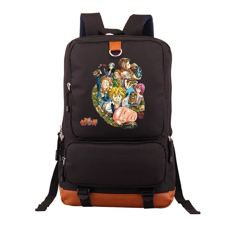 New The Seven Deadly Sins Backpack School Bags Bookbag Satchel Work Leisure Black Bag Cartoon Laptop Travel Shoulder Bags
New The Seven Deadly Sins Backpack School Bags Bookbag Satchel Work Leisure Black Bag Cartoon Laptop Travel Shoulder Bags