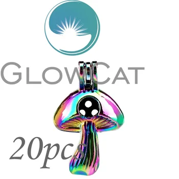 20x CC676 Rainbow Color Mushroom Beads Cage Jewelry Making Essential Oil Diffuser Pearl Cage Locket Pendant
20x CC676 Rainbow Color Mushroom Beads Cage Jewelry Making Essential Oil Diffuser Pearl Cage Locket Pendant