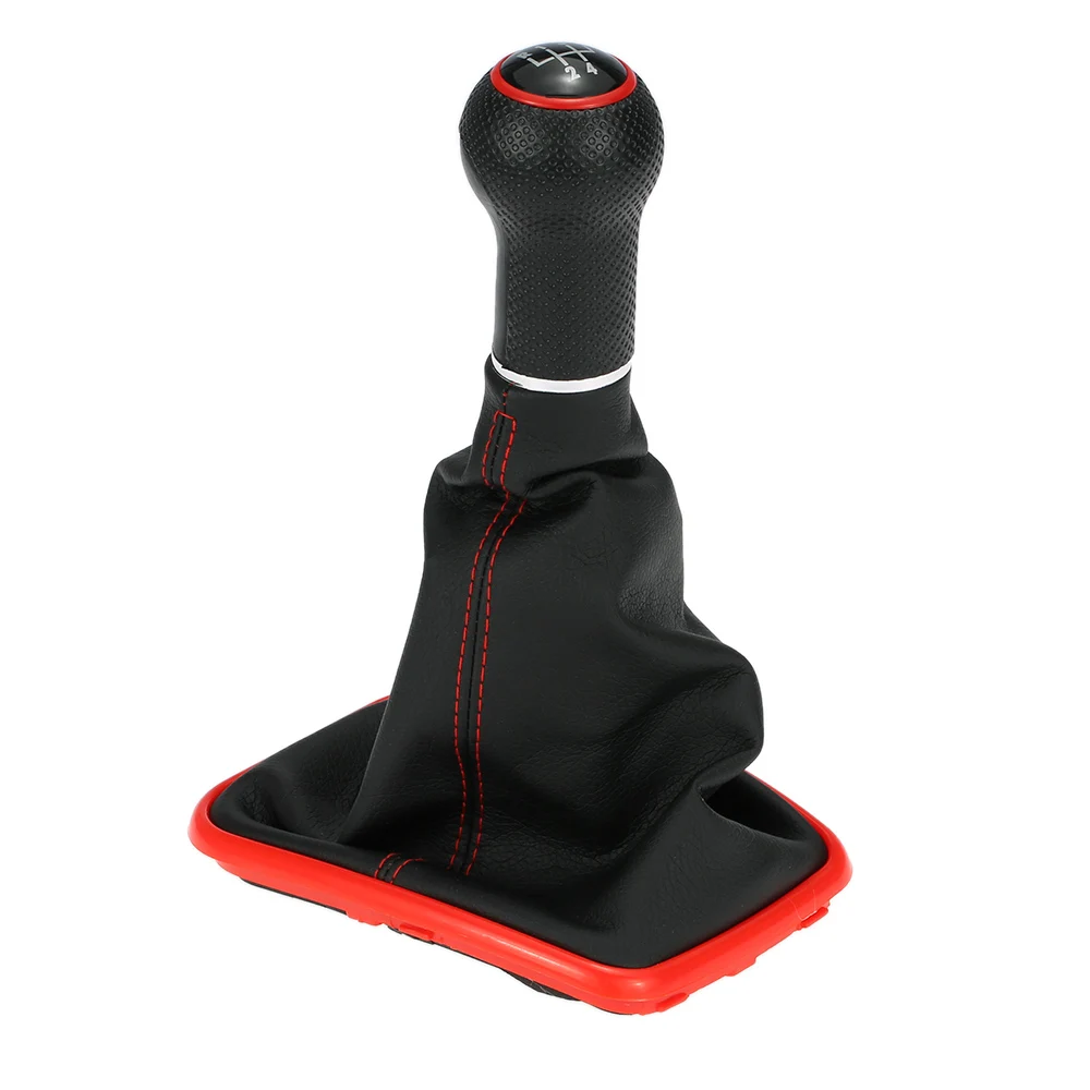 Universal New car styling 5 Speed Gear Shift Knob Gaitor Boot cover PU Leather for VW Golf Bora Jetta MK4 1999-2004
Universal New car styling 5 Speed Gear Shift Knob Gaitor Boot cover PU Leather for VW Golf Bora Jetta MK4 1999-2004
