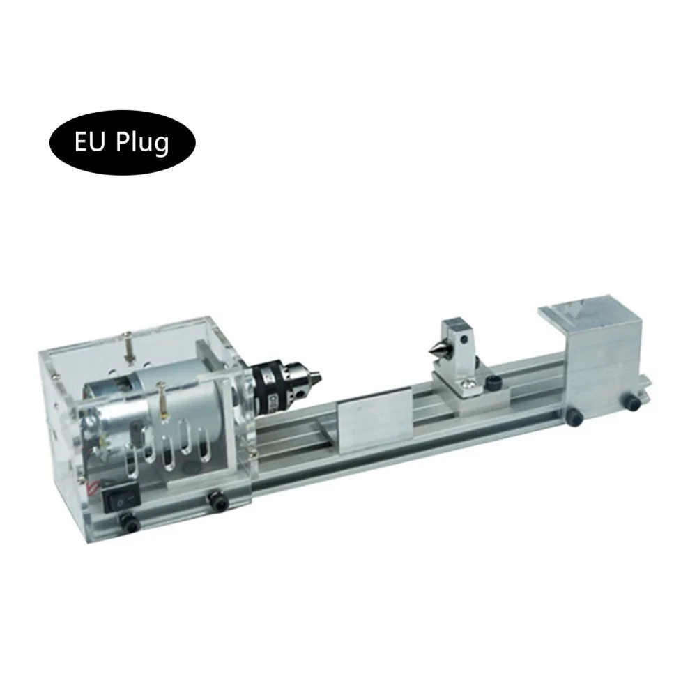 EU Plug 24V 80W DIY Small Lathe Mini Buddha Beads Machine Wooden Bowl Processing Woodworking Lathe 4000-8000r/min
EU Plug 24V 80W DIY Small Lathe Mini Buddha Beads Machine Wooden Bowl Processing Woodworking Lathe 4000-8000r/min