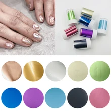 WAKEFULNESS Matte Gold Silver Starry Sky Nail Foils 4*100CM Rose Gold Nail Transfer Stickers Decals Manicure Nail Art Decoration
WAKEFULNESS Matte Gold Silver Starry Sky Nail Foils 4*100CM Rose Gold Nail Transfer Stickers Decals Manicure Nail Art Decoration