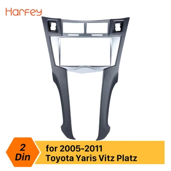 Harfey 2Din Car Radio Frame Fascia For Toyota Yaris Vitz Platz 2005-2009 2010 2011 Cover Trim Kit 178*100mm doble din Panel
Harfey 2Din Car Radio Frame Fascia For Toyota Yaris Vitz Platz 2005-2009 2010 2011 Cover Trim Kit 178*100mm doble din Panel