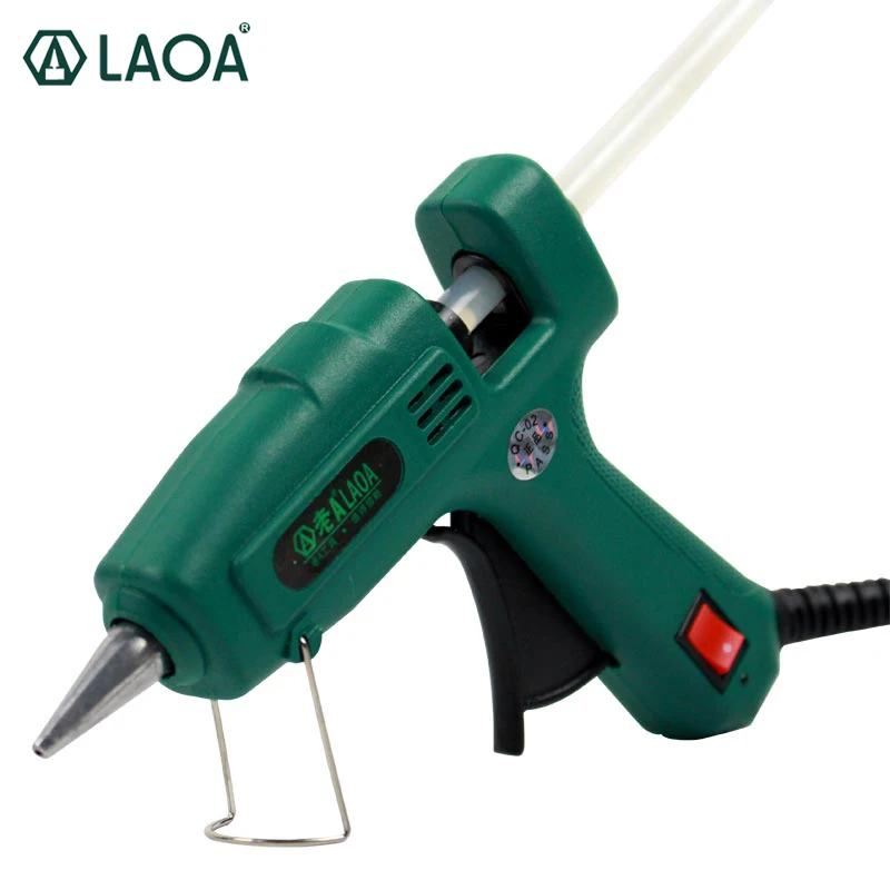 

LAOA Hot Melt Glue Gun 25W/100W with Sticks Mini For Metal/Wood Working Stick Paper Guns Thermo Electric Heat Tool