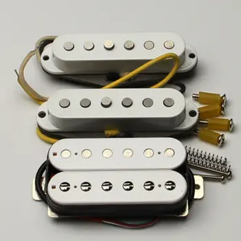 Vintage single plus Electric guitar pickups two single white single coil pickups+ LA Special pickups Humbucker Bridge Parts
Vintage single plus Electric guitar pickups two single white single coil pickups+ LA Special pickups Humbucker Bridge Parts