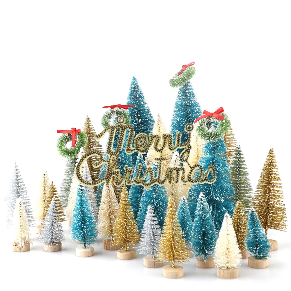 36 Pcs Mini Sisal Christmas Trees Mery Christmas Sign Table DIY Room Decor Dropshipping
36 Pcs Mini Sisal Christmas Trees Mery Christmas Sign Table DIY Room Decor Dropshipping