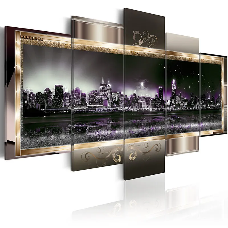 City Night Abstract Beautiful New York City 1