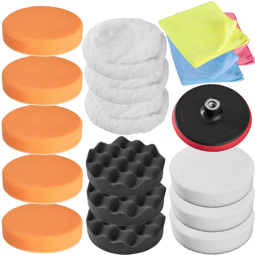 DIY Car waxing beauty polishing disc wheel self-adhesive wool ball polishing machine plane wave sponge disk Polishing Set
DIY Car waxing beauty polishing disc wheel self-adhesive wool ball polishing machine plane wave sponge disk Polishing Set