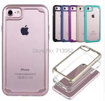 Rose Gold Transparent Clear Dual Layer Shockproof Impact Hard Case Upon Hybrid TPU Soft Phone Case Cover For iPhone 7/6P 100pcs
Rose Gold Transparent Clear Dual Layer Shockproof Impact Hard Case Upon Hybrid TPU Soft Phone Case Cover For iPhone 7/6P 100pcs