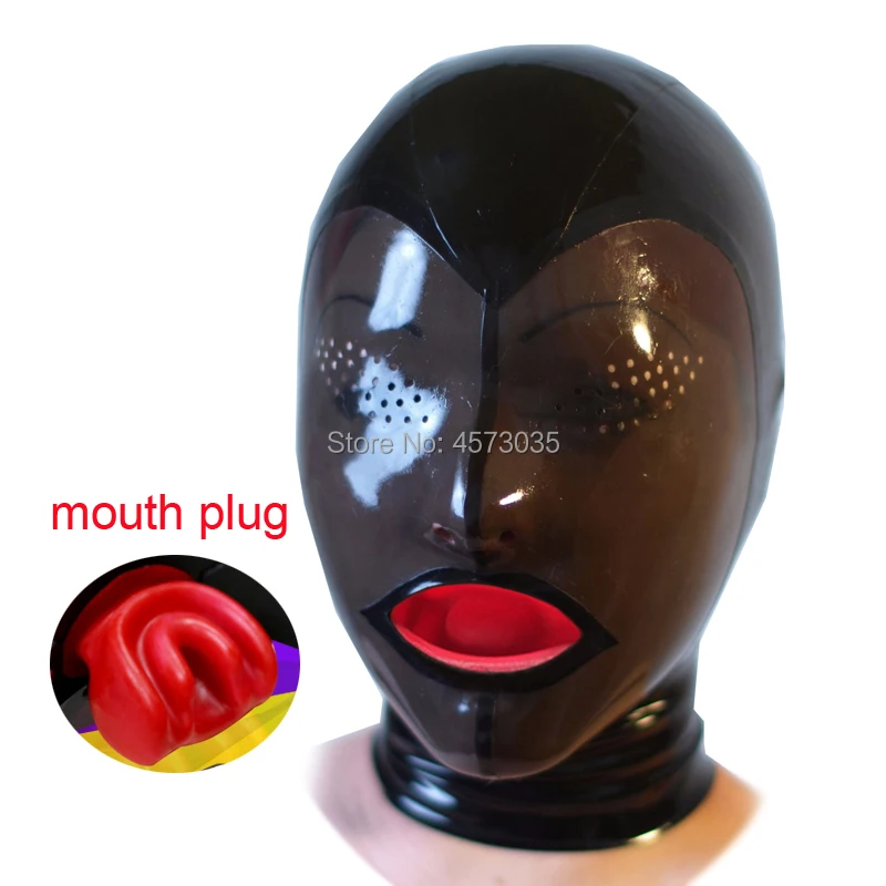sexy exotic full face handmade mysterious latex hoods mask with mouth plug eye holes cekc fetish zentai customize size XS-XXL
sexy exotic full face handmade mysterious latex hoods mask with mouth plug eye holes cekc fetish zentai customize size XS-XXL