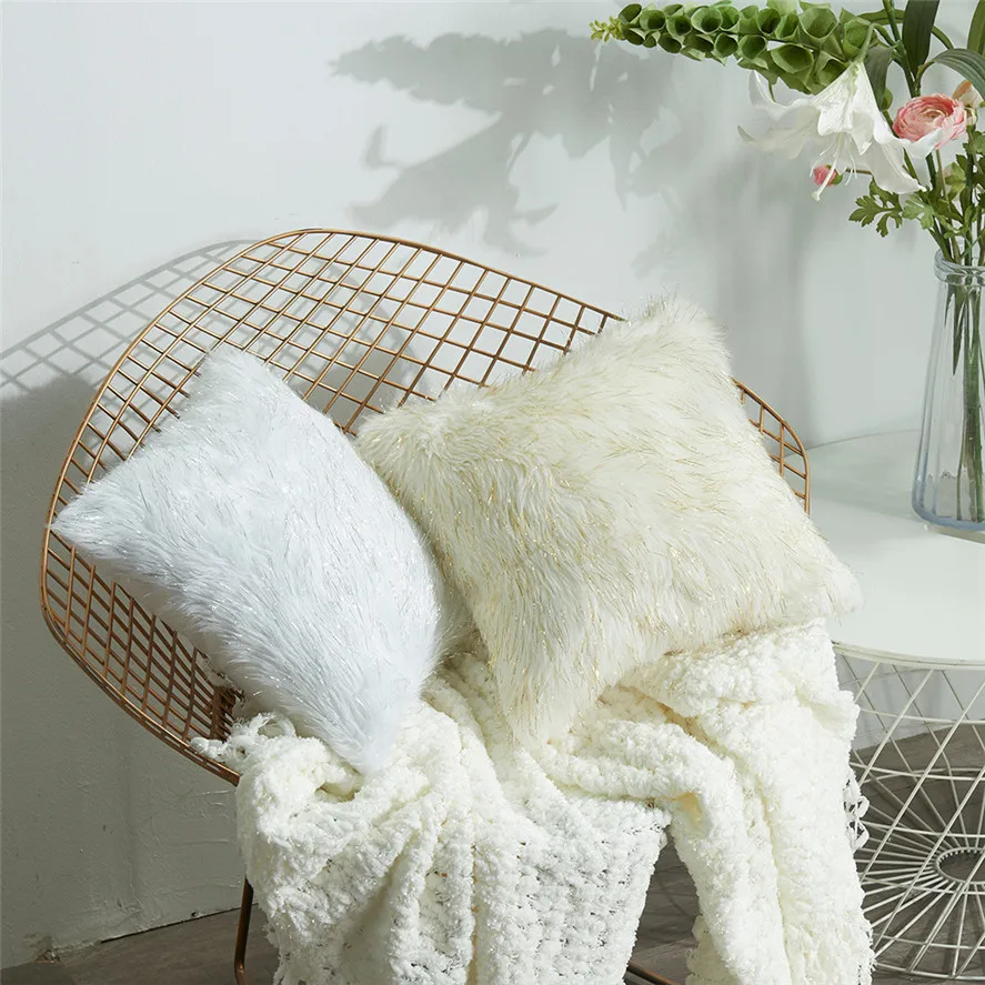 New Soft Plush Furry Cushion Cover 40x40cm 1PC Simple Fashion Plush Pillow Cases Cafe Sofa Cushion Cover Home Decor 0426#30
New Soft Plush Furry Cushion Cover 40x40cm 1PC Simple Fashion Plush Pillow Cases Cafe Sofa Cushion Cover Home Decor 0426#30