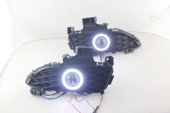 eOsuns Innovative COB angel eye led daytime running light DRL +Fog Light + Projector Lens + fog lamp switch for Mazda 3 2007-09
eOsuns Innovative COB angel eye led daytime running light DRL +Fog Light + Projector Lens + fog lamp switch for Mazda 3 2007-09