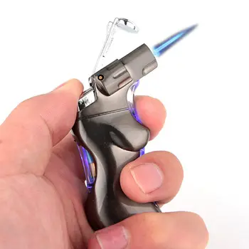 Personality Creative Blue Flame Small Spray Gun Butane Welding Torch Windproof Lighter Point Cigar Metal Gas Lighter
Personality Creative Blue Flame Small Spray Gun Butane Welding Torch Windproof Lighter Point Cigar Metal Gas Lighter