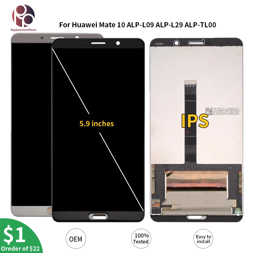 For HUAWEI Mate 10 LCD Display Touch Panel Screen Digitizer Assembly Replacement ALP-L09 ALP-L29 ALP-TL00 For Huawei Mate10 LCD
For HUAWEI Mate 10 LCD Display Touch Panel Screen Digitizer Assembly Replacement ALP-L09 ALP-L29 ALP-TL00 For Huawei Mate10 LCD