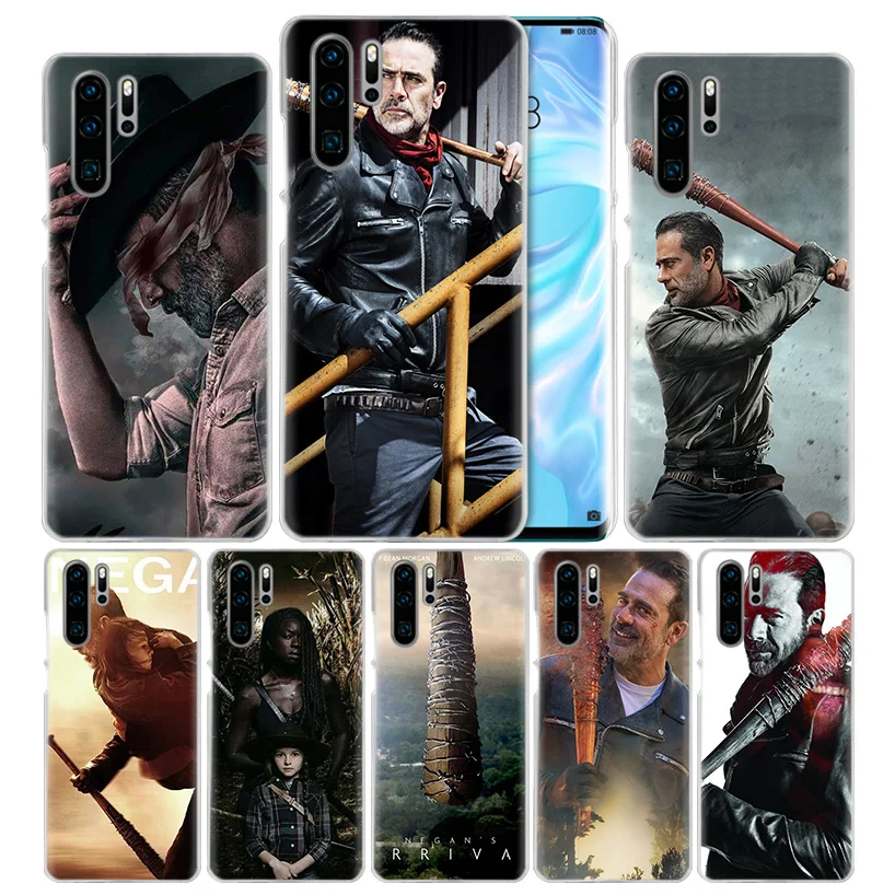 Чехол Negan Walking Dead для Huawei P20 P30 P40 Lite E P Smart Z Plus 2019 P10 Mate 10 20 Pro жесткие чехлы телефонов